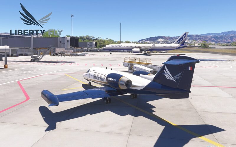 Flysimware Learjet 35A - Liberty Fly Livery