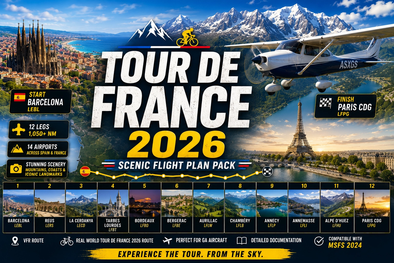Tour de France 2026 - De Barcelone aux Champs-Élysées