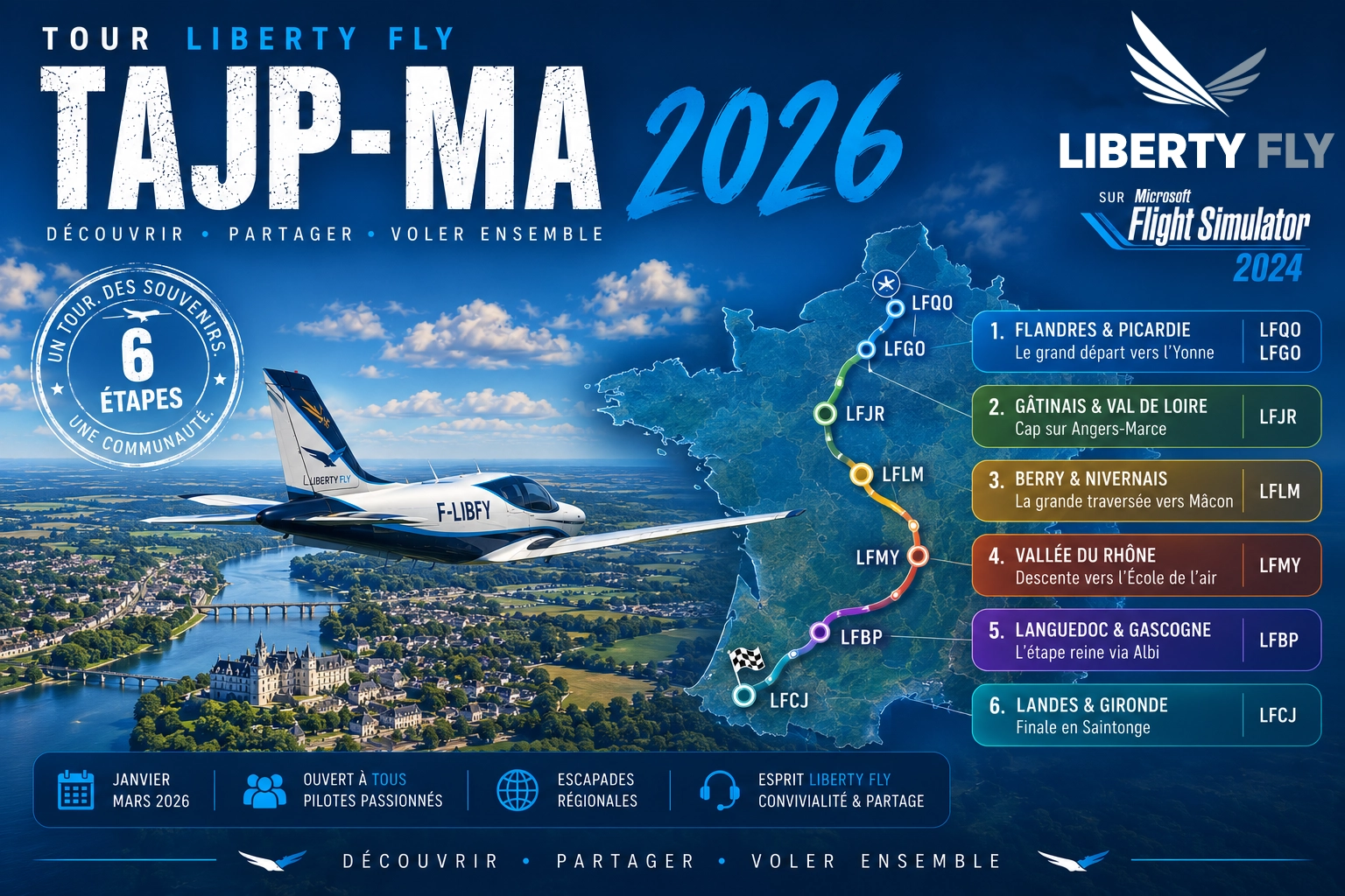 Tour Aérien des Jeunes Pilotes 2026 — Mermoz Academy