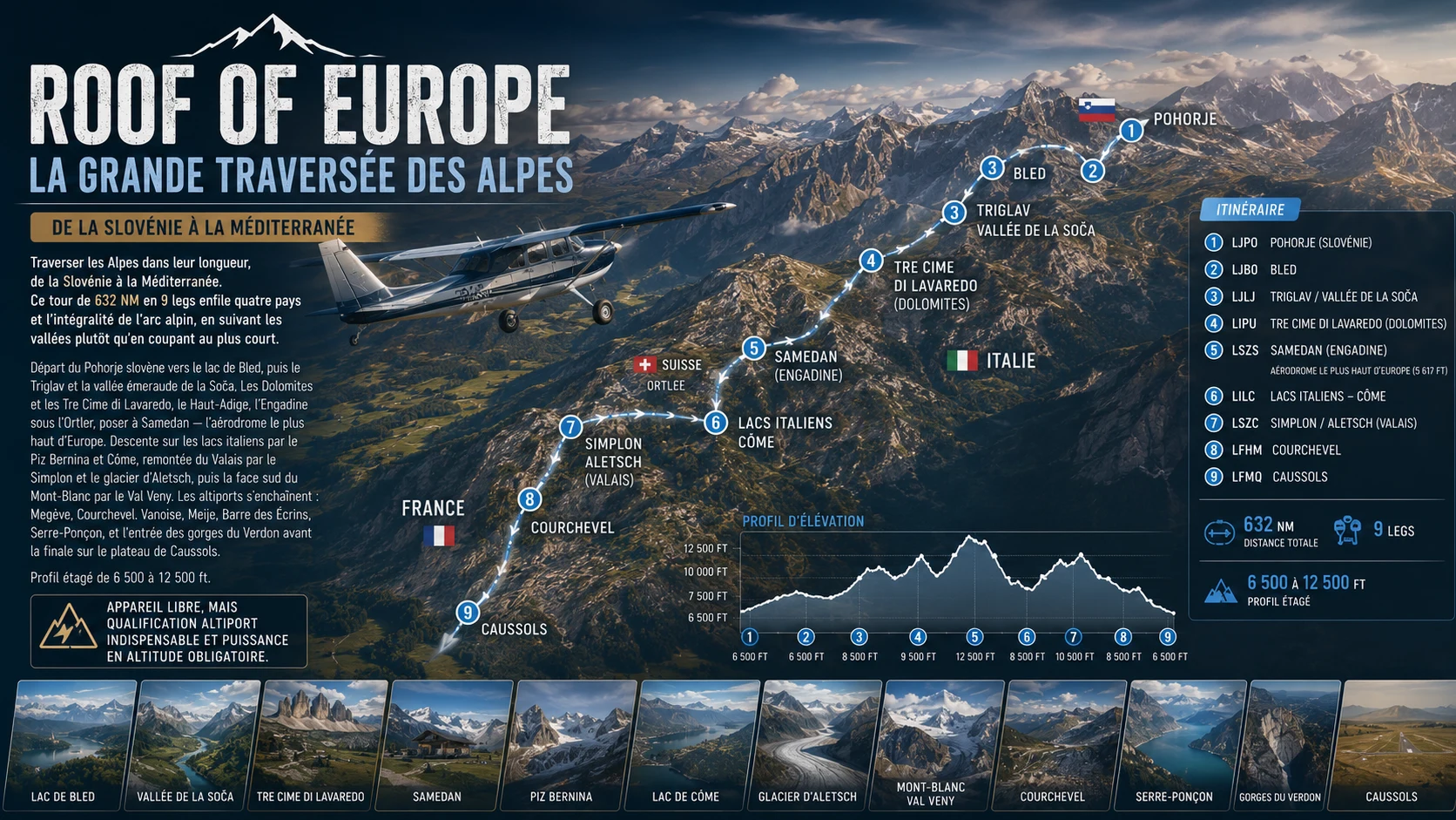 Roof of Europe - La grande traversée des Alpes
